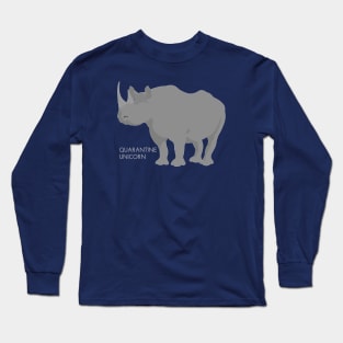 Quarantine Unicorn Long Sleeve T-Shirt